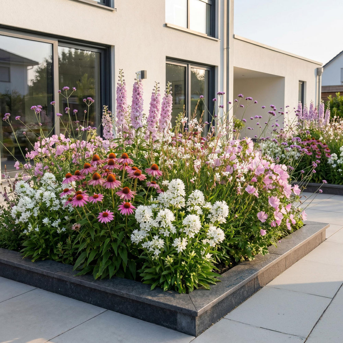 Vivaces fleuries en pot sur une terrasse : bien choisir ses plantes de balcon et de terrasse.