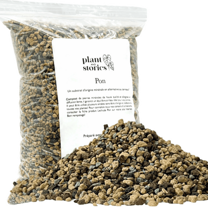Pon - Substrat minéral hydroponique pour plantes - Culture plantes hydroponique