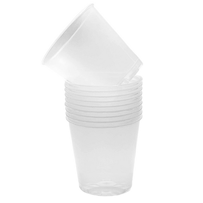 Transparent Plant Pot - Clear Pot with Perforated Growing Holes