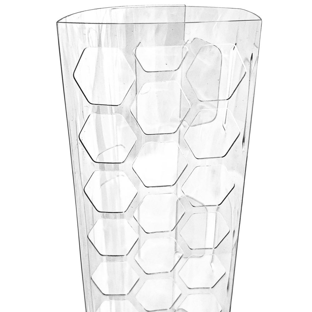 Pack of 3 transparent plant supports + 1m of free Velcro tape - Support for climbing plants