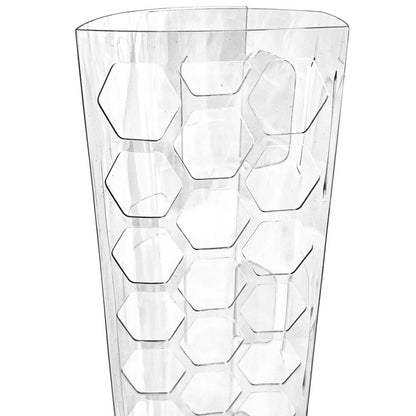 Pack of 3 transparent plant supports + 1m of free Velcro tape - Support for climbing plants