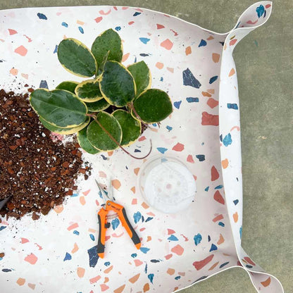 Large Faux Leather Potting Mat - Plant Potting Mat