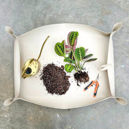 Large Faux Leather Potting Mat - Plant Potting Mat