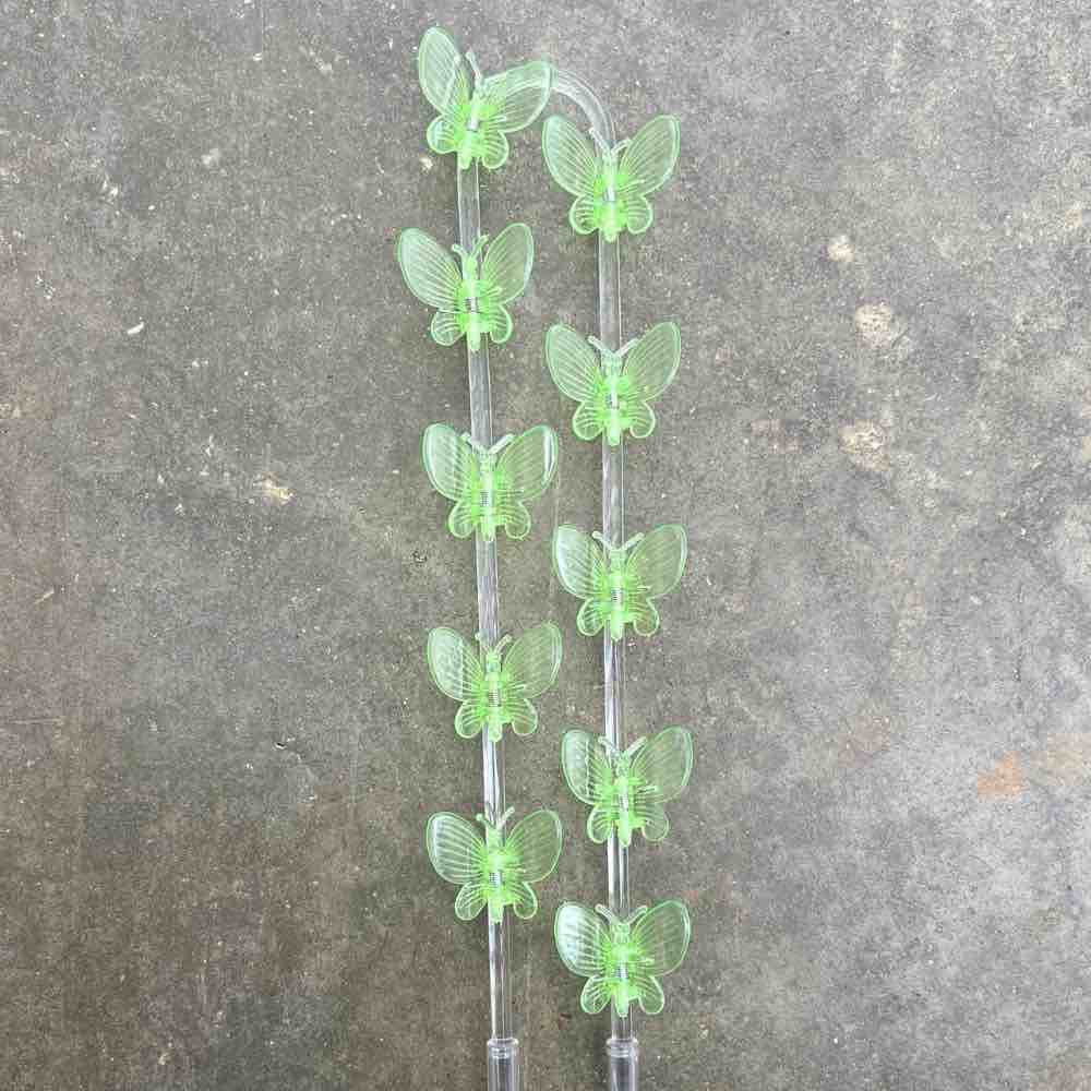 Pinces Papillon pour plante X10 - Pince tuteurage Papillon - Clips de support - Pinces de support pour plantes