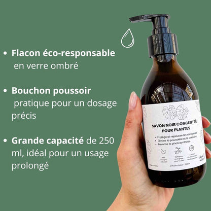 Savon noir concentré pour plantes - Solution Phytosanitaire Écologique