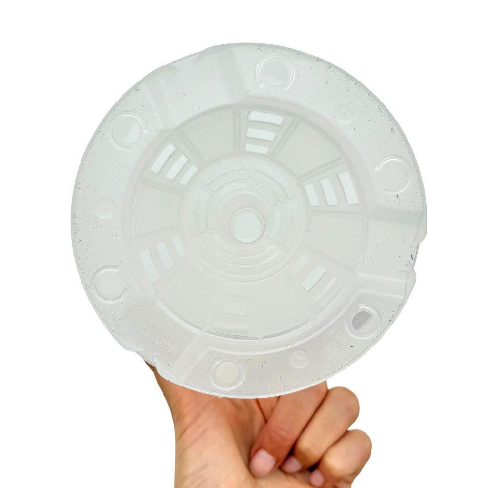 Transparent Plant Pot - Clear Pot with Perforated Growing Holes
