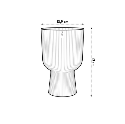 Vibes Fold Pot Planter Elho Cup