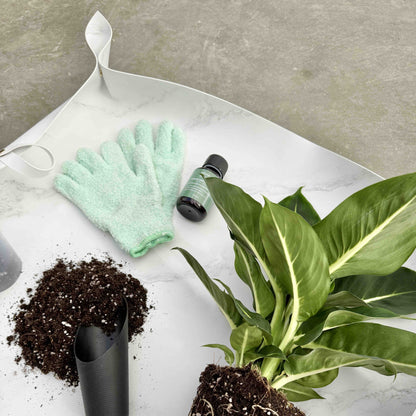 Large Faux Leather Potting Mat - Plant Potting Mat