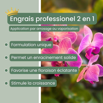 Duo - Terreau Orchidée Premium 4L + Engrais liquide spécial Orchidée 250ml + Pipette graduée offerte - plantandstories