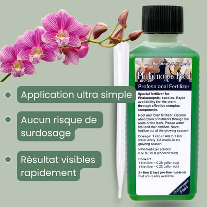 Duo - Terreau Orchidée Premium 4L + Engrais liquide spécial Orchidée 250ml + Pipette graduée offerte - plantandstories