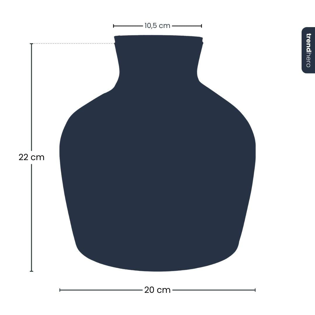 Bouteille terrarium LED : Ø 20 cm, hauteur 22 cm, 5,5 L