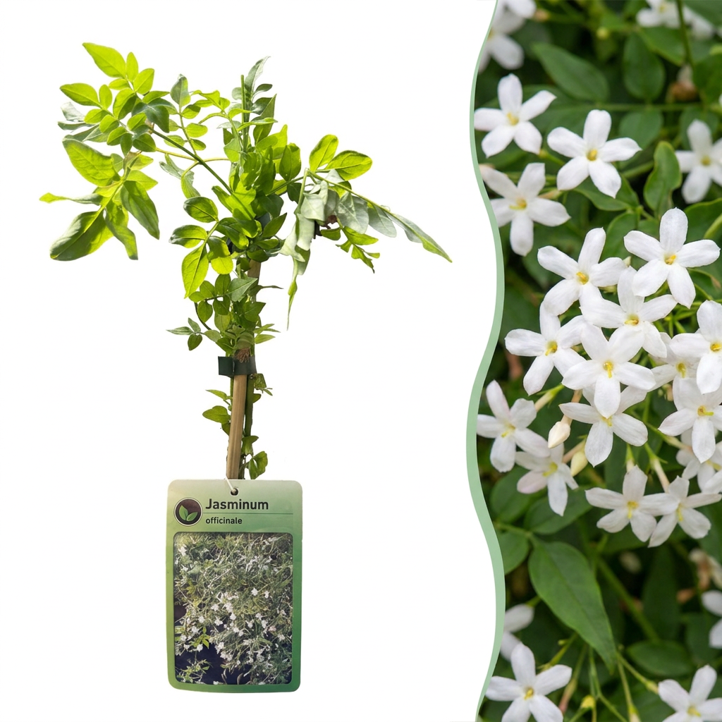 Jasmin officinal (Jasminum officinale) - grimpante parfumée