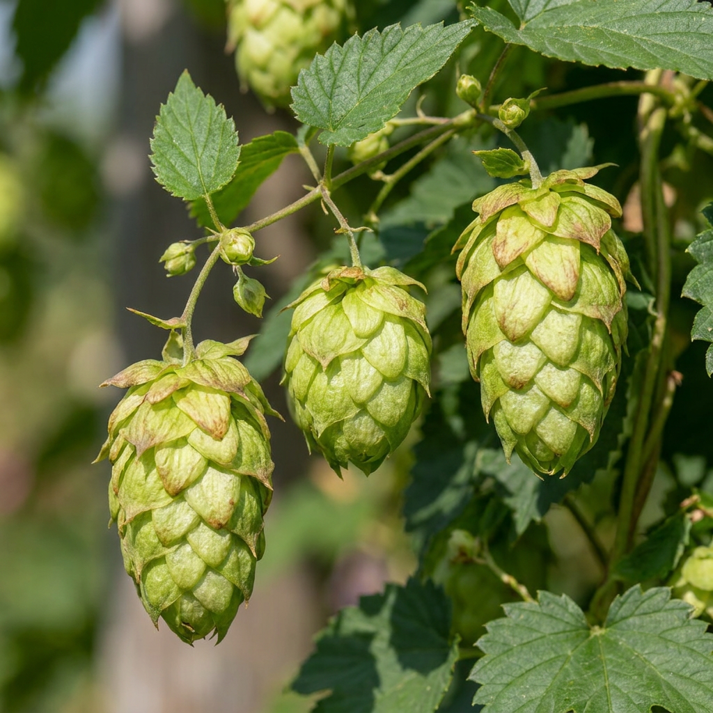 Houblon (Humulus lupulus) - grimpante fleurie