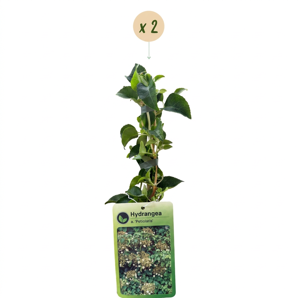 Hortensia grimpant (Hydrangea petiolaris) - grimpante fleurie pour l'ombre