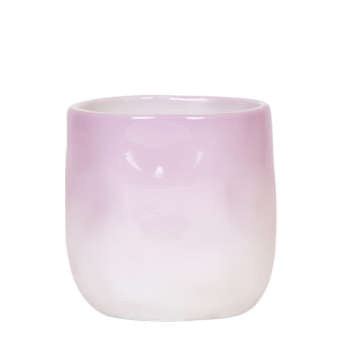 Cache-pot céramique dégradé - camaïeu tout en douceur - rose