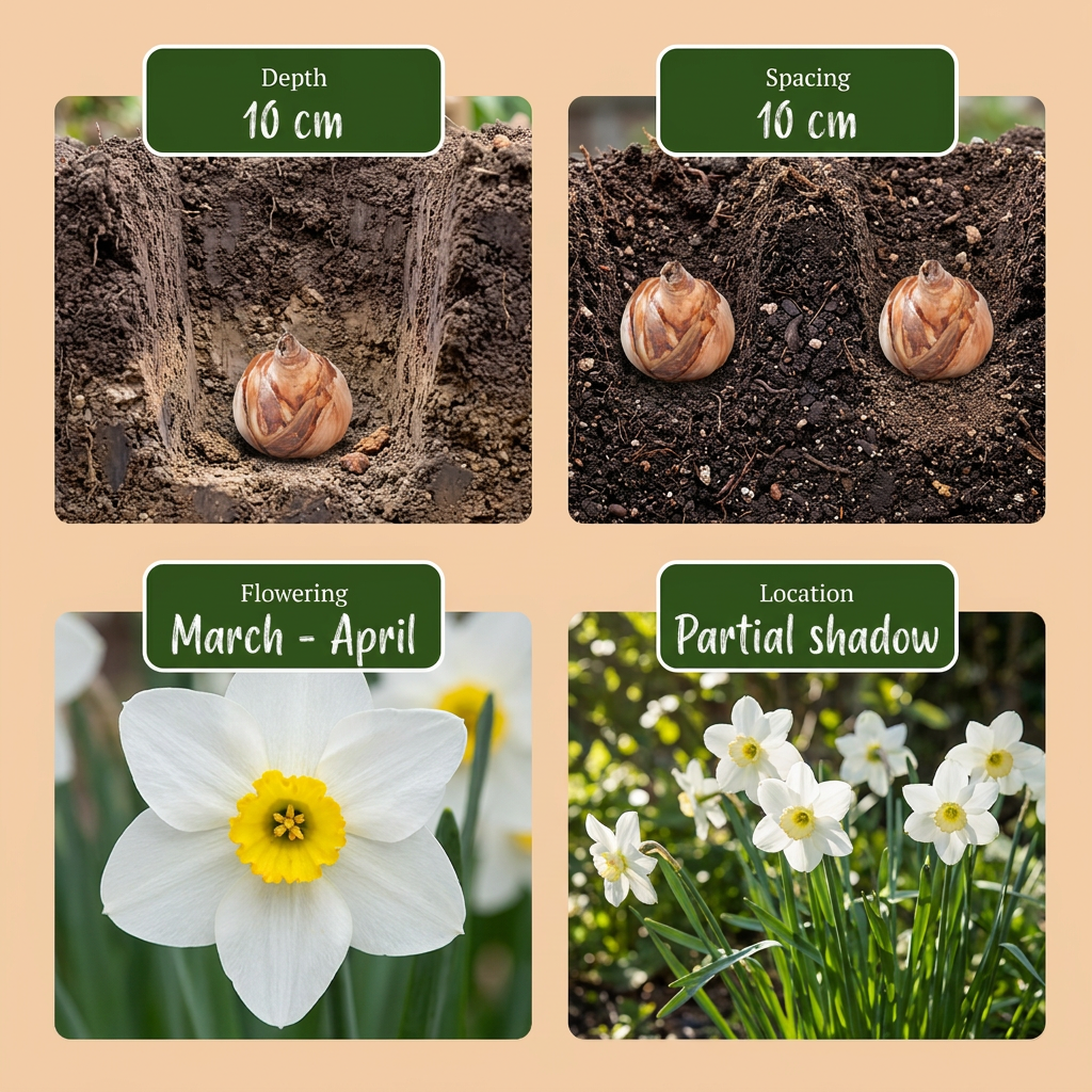 Guide de plantation des bulbes de Mélange de bulbes pour jardin humide - floraison estivale.