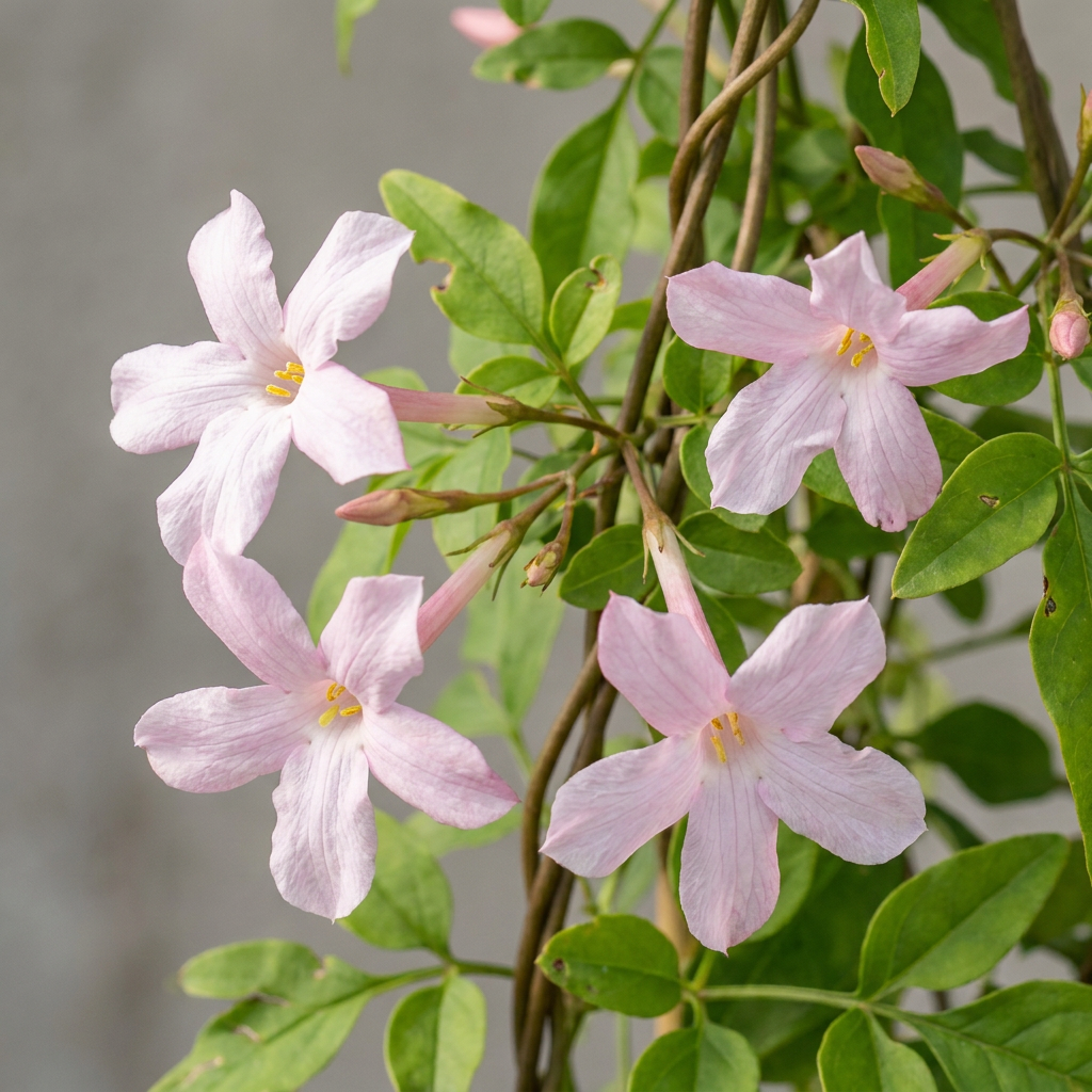 Jasmin de Stéphane (Jasminum x stephanense) - grimpante parfumée