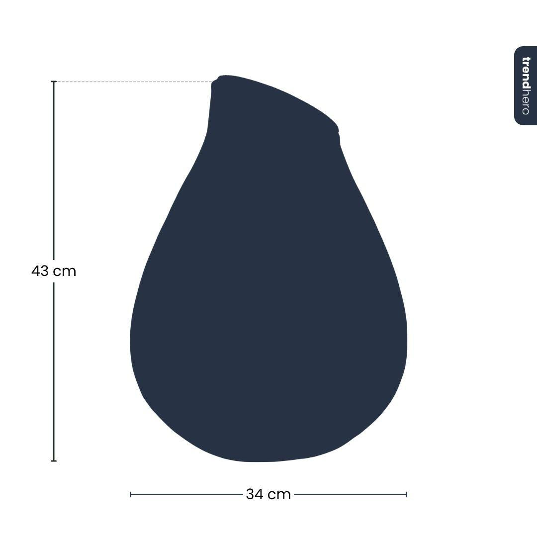 Bouteille terrarium goutte : Ø 34 cm, hauteur 43 cm, 18,5 L