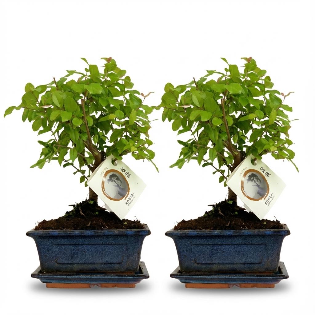 lot de 2 bonsai boule