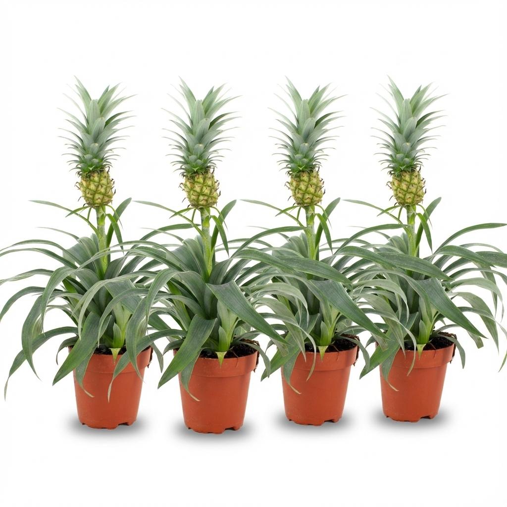 Ananas Mi Amigo en pot de 12 cm, 4 plantes