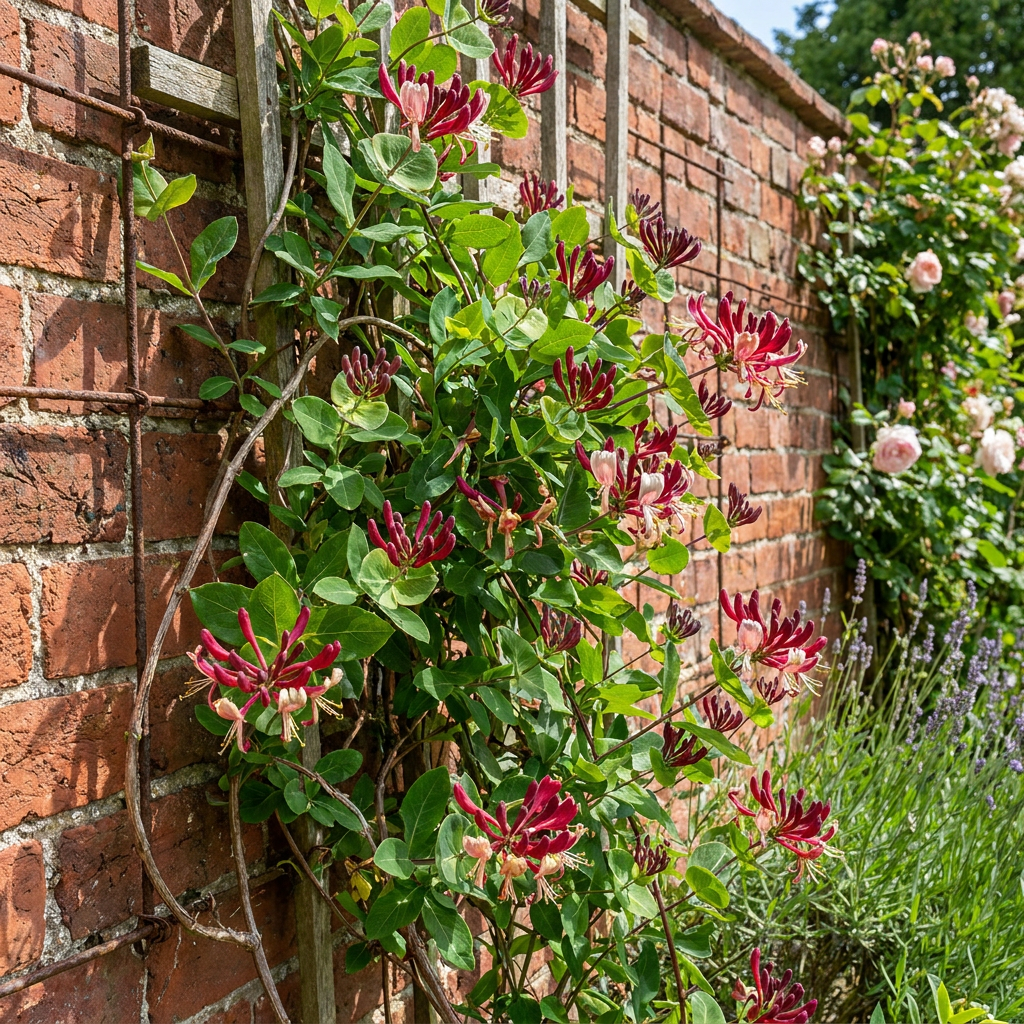 Chèvrefeuille des bois tardif (Lonicera periclymenum) - grimpante parfumée