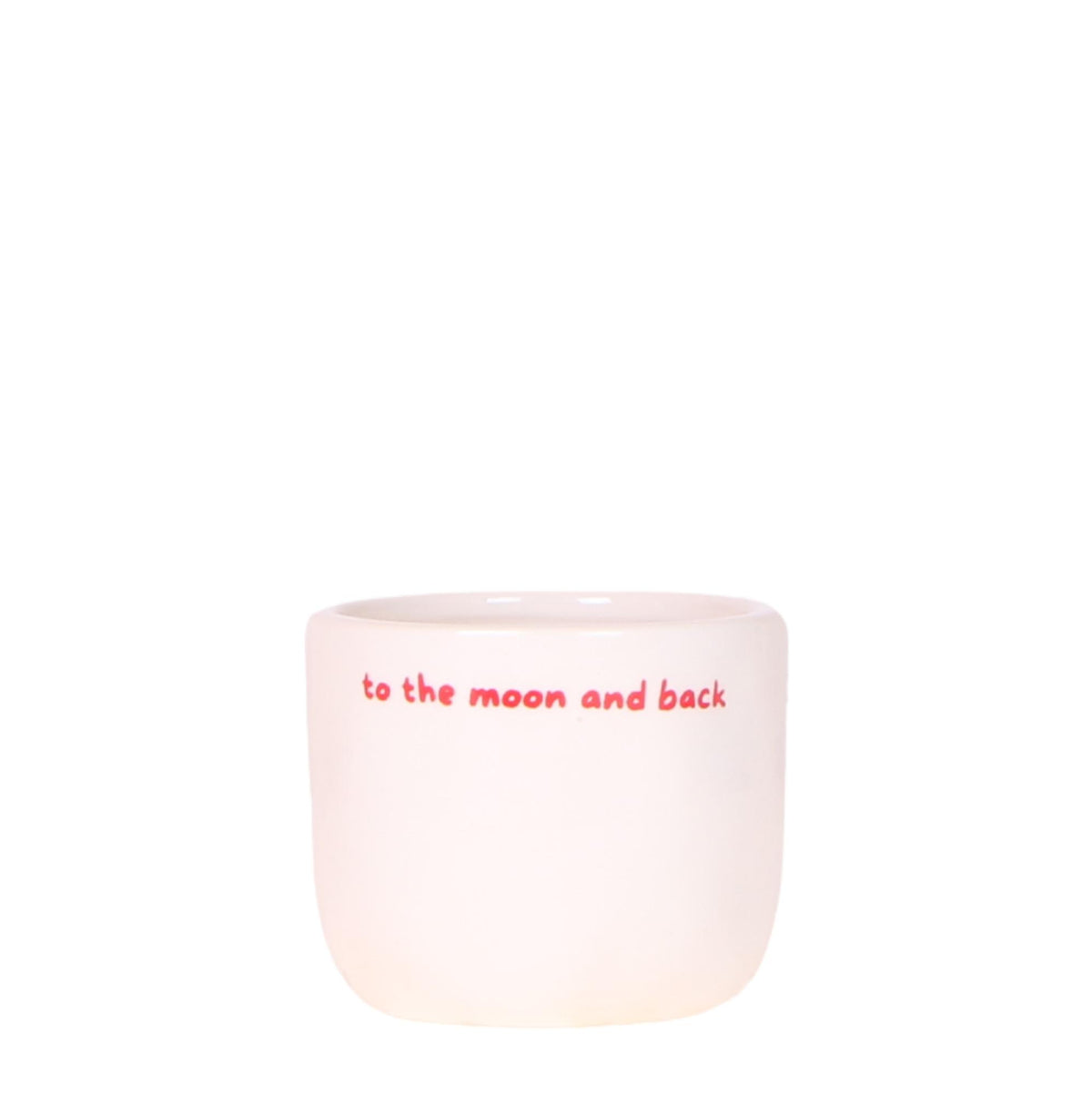 Cache-pot céramique « To the Moon and Back » - message tendre à offrir