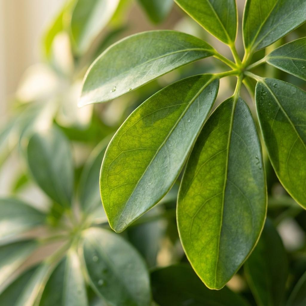 Schefflera Arabe Nora avec Panier Zeegras naturel - 70cm - Ø21