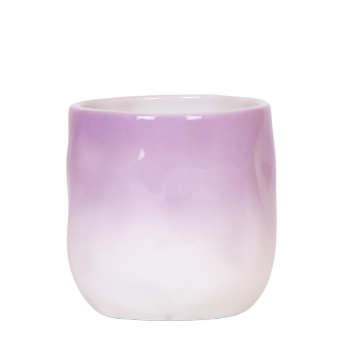 Cache-pot céramique dégradé - camaïeu tout en douceur - violet
