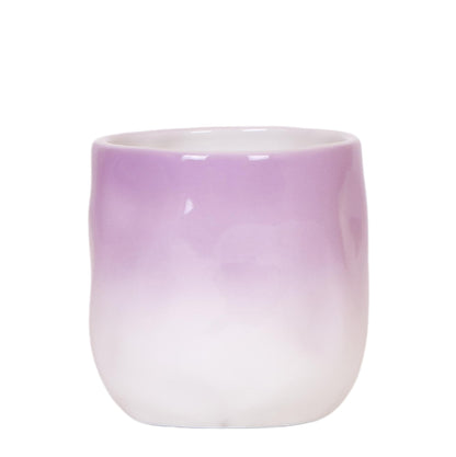 Cache-pot céramique dégradé - camaïeu tout en douceur - violet