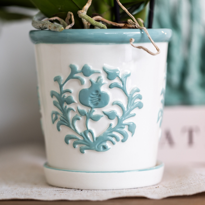 Cache-pot céramique mat coloré - la touche pop de votre déco