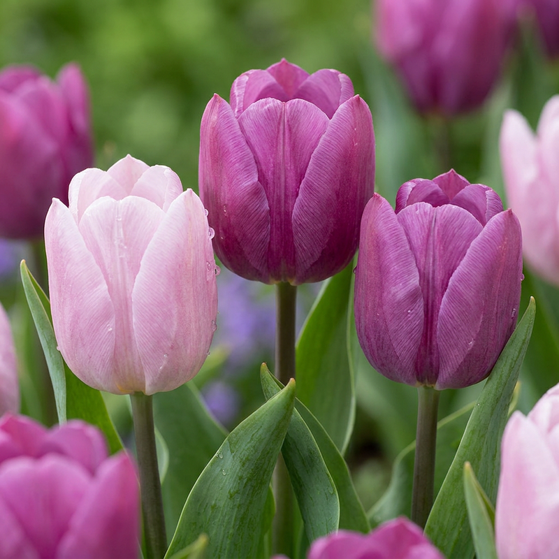 Tulipe 'Prince' en mélange (Tulipa) - floraison printanière - calibre 11/16