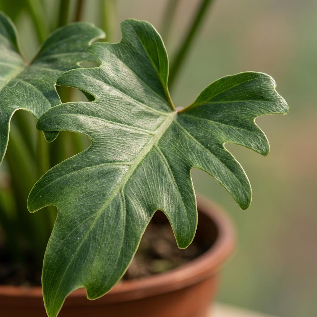 Plante d'intérieur - Philodendron - Philodendron Xanadu - Vert - Entretien facile - 1 Plante - Pot 19cm - Hauteur 60cm
