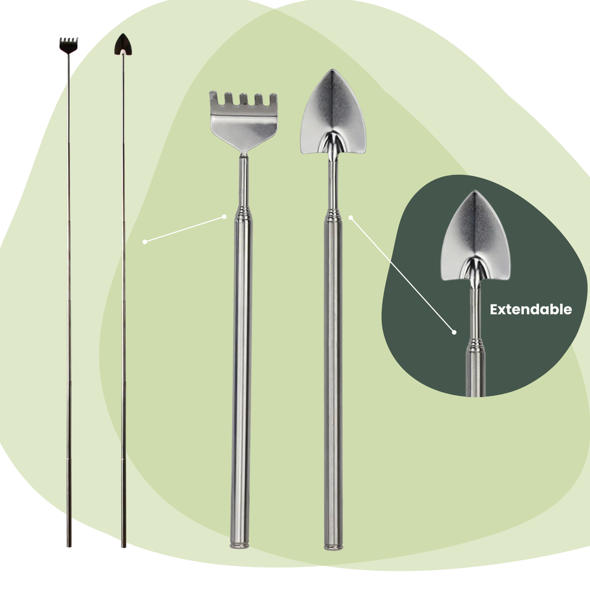 Set d'outils terrarium râteau et pelle pour monter et entretenir un bocal