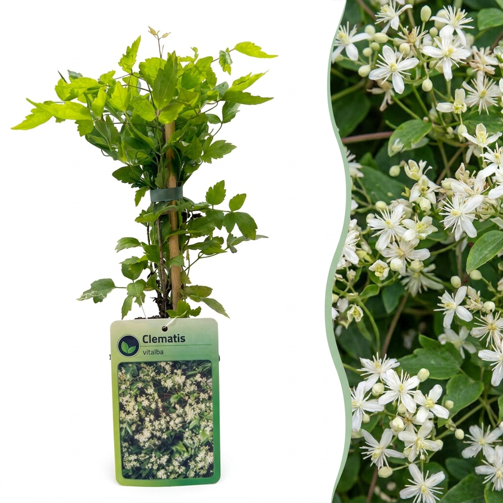 Clématite des haies (Clematis vitalba) - grimpante parfumée