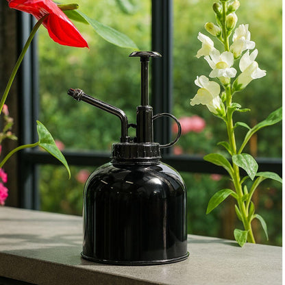 Brumisateur plantes en acier inoxydable gris foncé pour terrarium et plantes tropicales