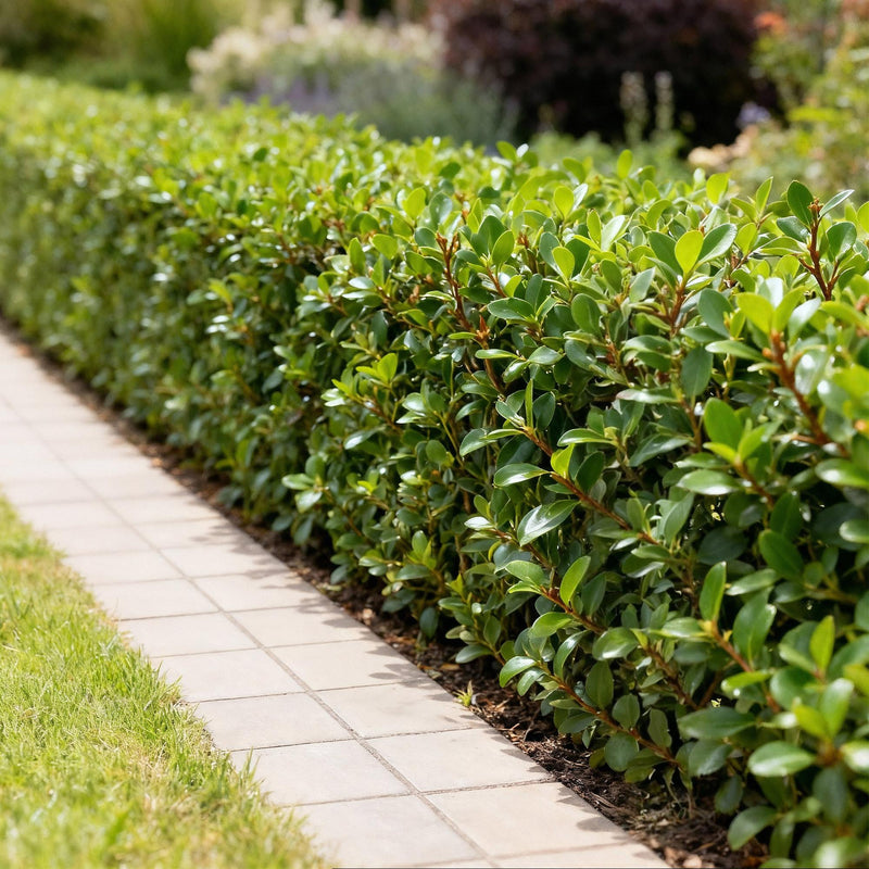 Houx crénelé Caroline Upright (Ilex crenata), plante de haie persistante, Pot 9 cm, Hauteur 25-30 cm