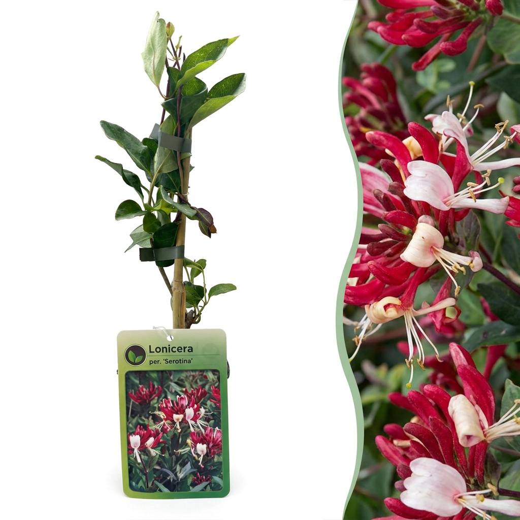 Chèvrefeuille des bois tardif (Lonicera periclymenum) - grimpante parfumée