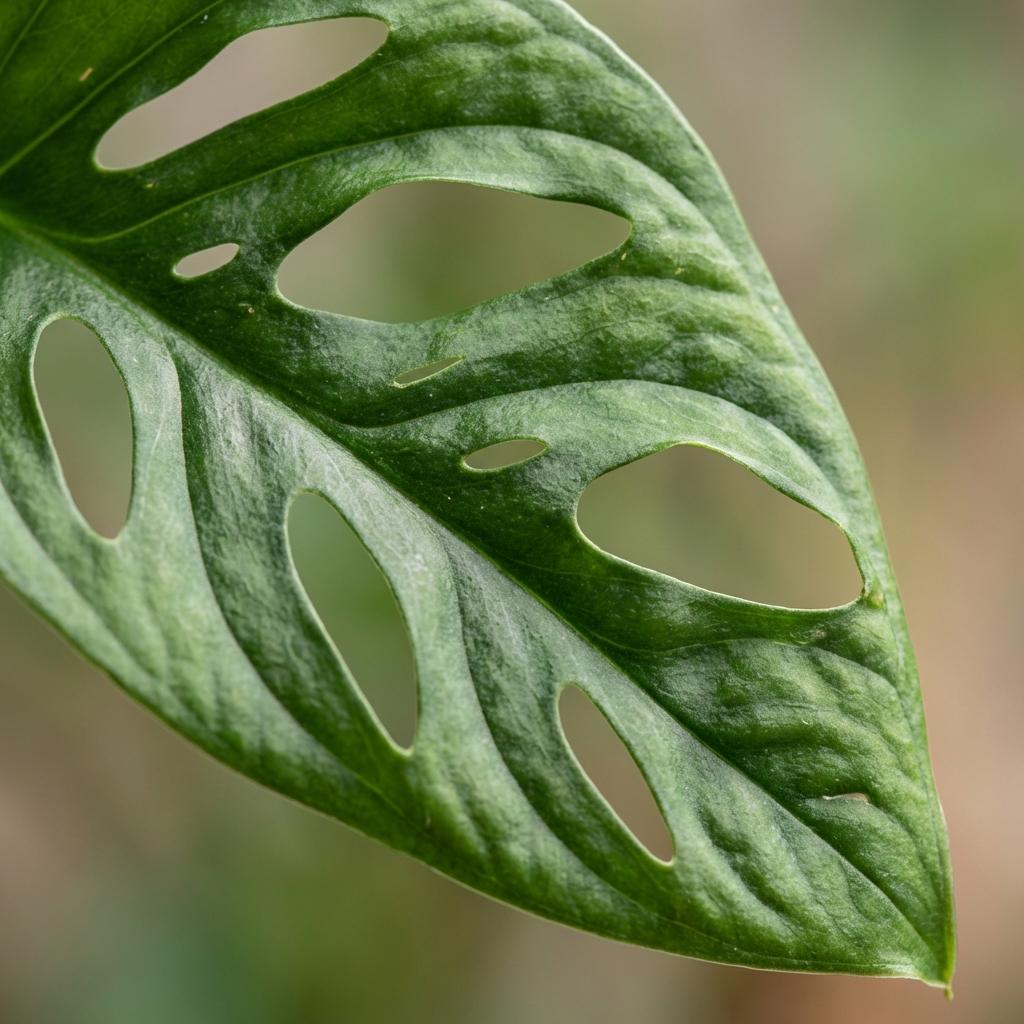 Plante d'intérieur - Monkey Mask - Monstera Andansonii sur Tuteur - Vert - Peu d'entretien - 1 Plante - Pot 19cm - Hauteur 90cm