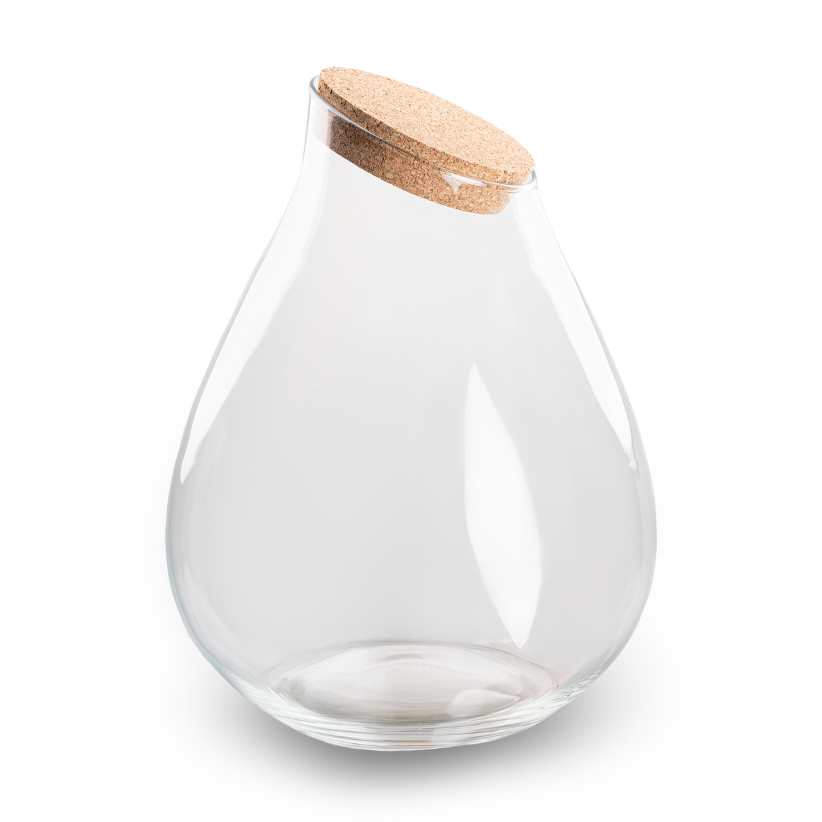 Bouteille terrarium goutte : Ø 34 cm, hauteur 43 cm, 18,5 L