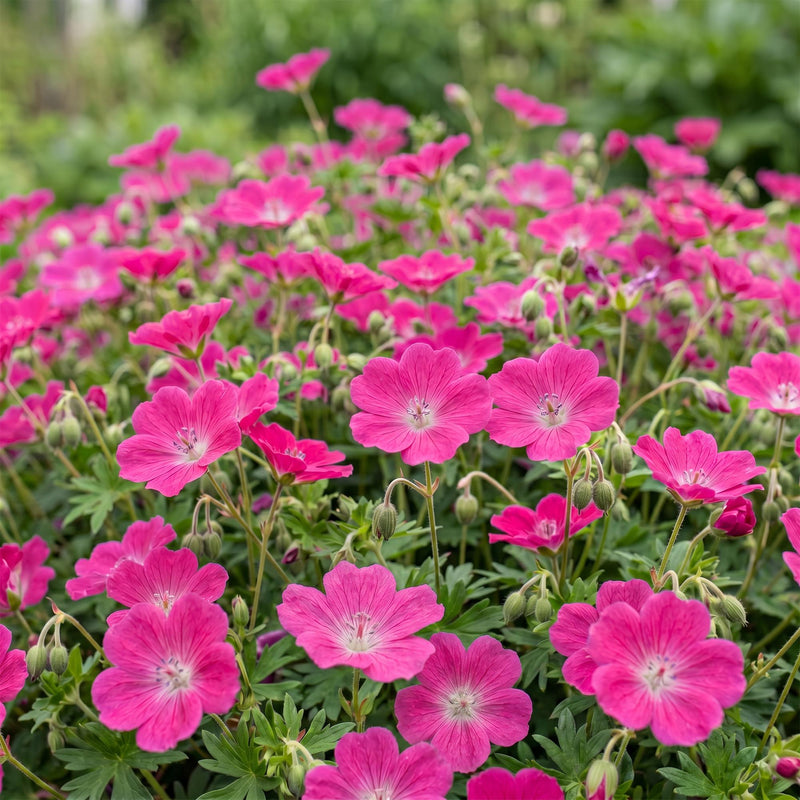 Géranium vivace sanguin 'Max Frei' (Geranium sanguineum) - vivace couvre-sol fleurie - Pot 11 cm - Hauteur 15-25 cm