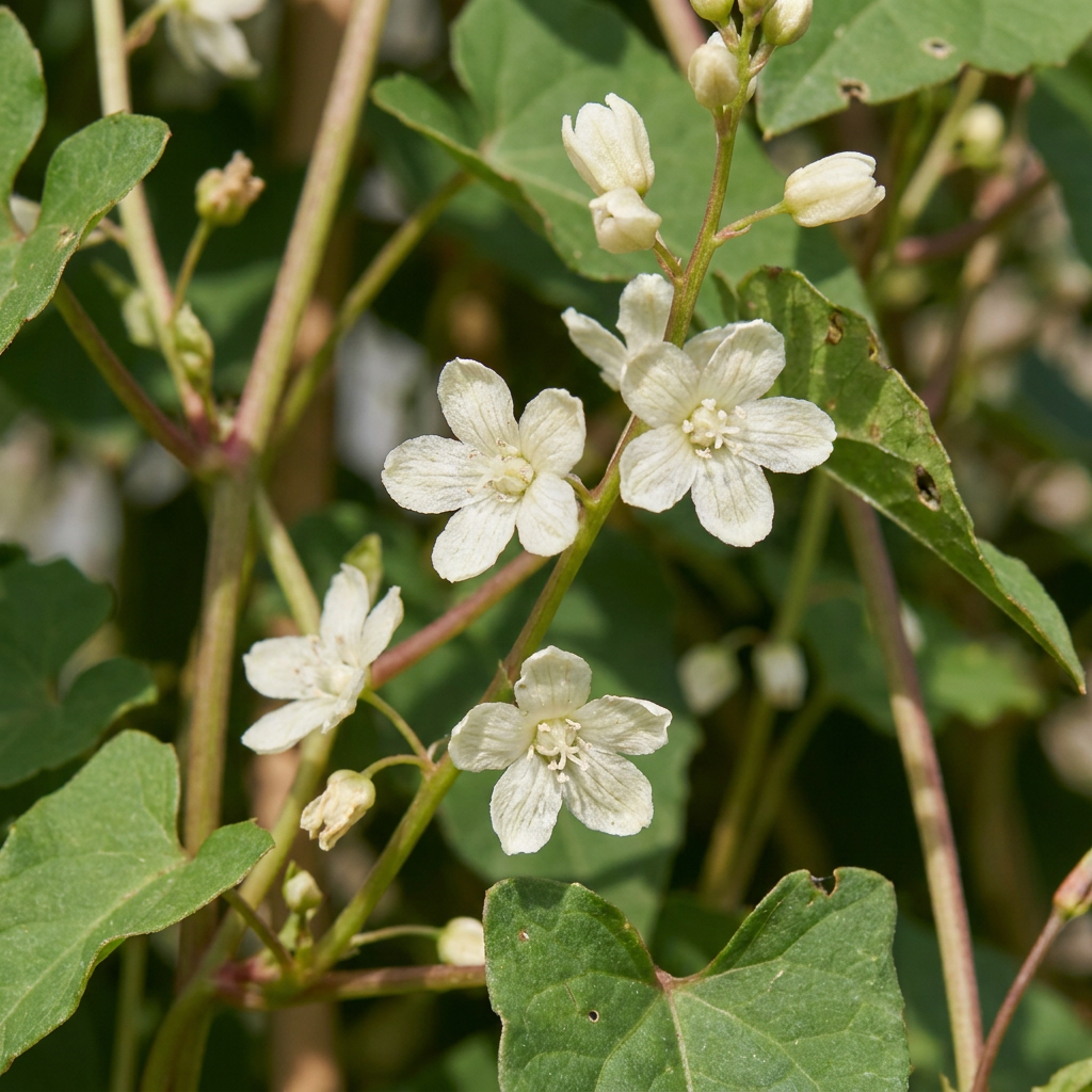 Renouée de l'Aubère (Fallopia aubertii) - grimpante fleurie