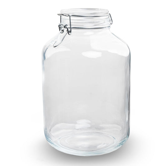 Grand bocal en verre 5 L pour terrarium, type bocal à conserve, hauteur 28 cm