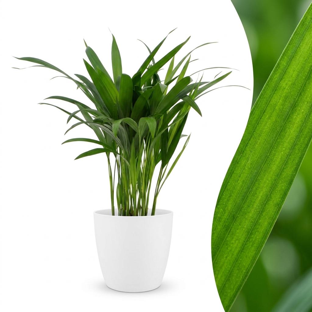 Areca Lutescens - Palmier Areca - Pot de 12cm - 1 plante - Blanc