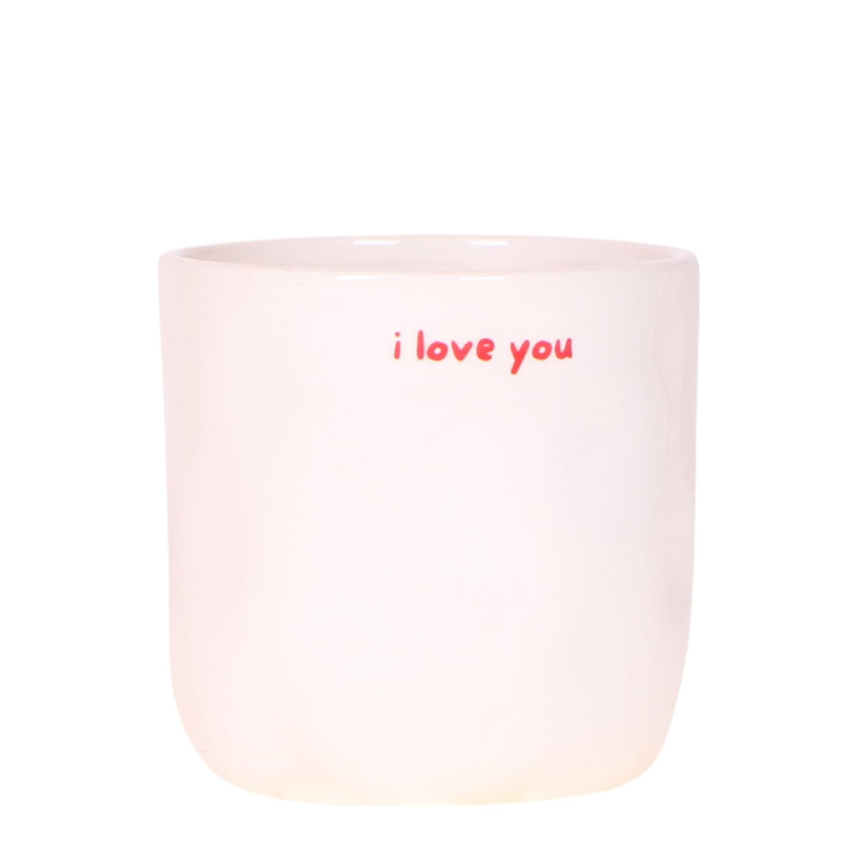 Cache-pot céramique « I Love You » - le cadeau qui dit tout